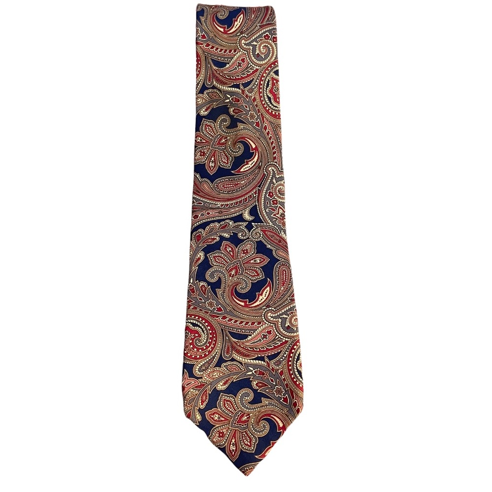Vintage J S. A. Bank Executive Collection Silk Mens Necktie